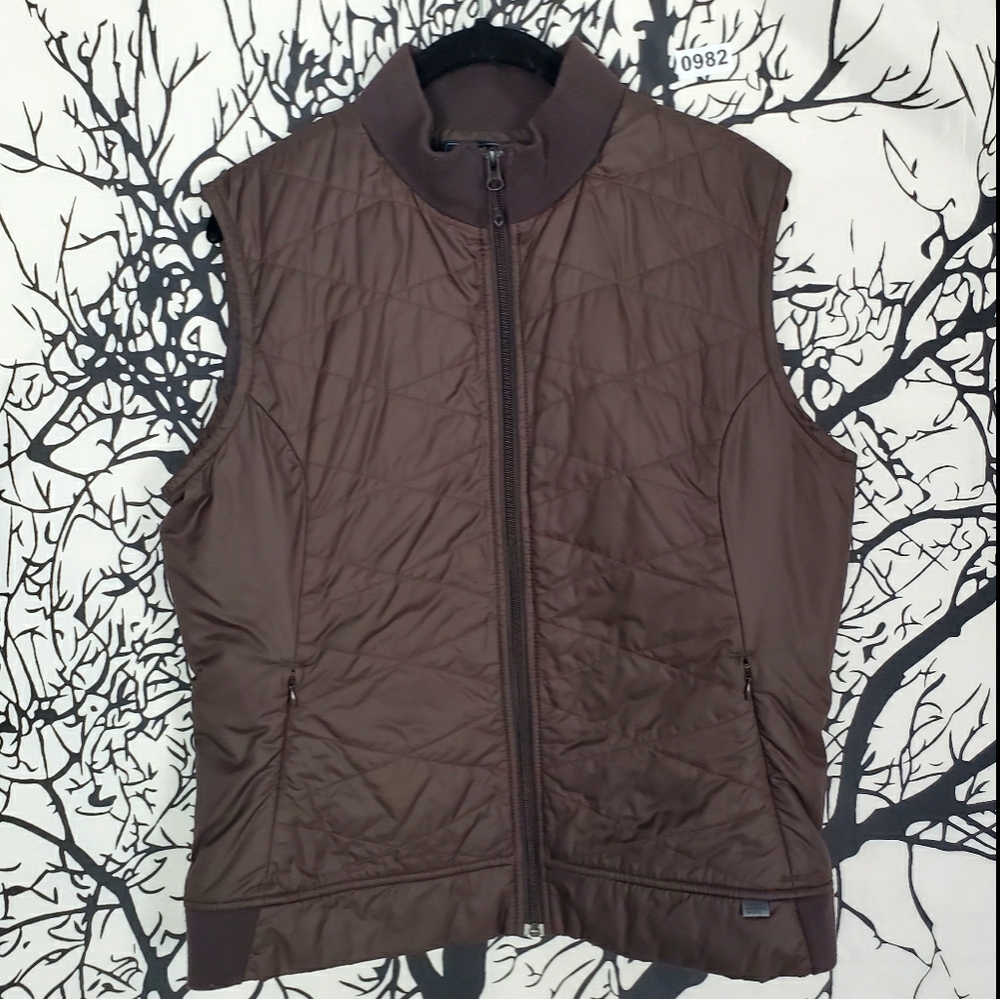 EASTERN MOUNTAIN SPORTS Puffer Vest Brown Thermal - Picture 1 of 10